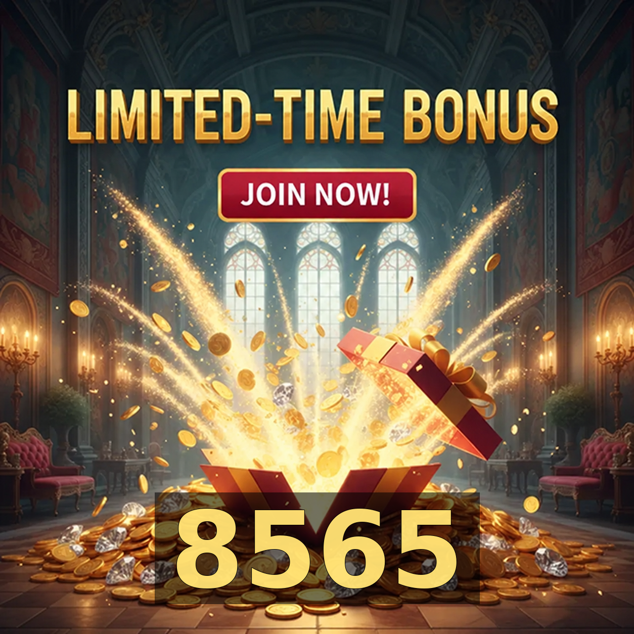 Variedade de jogos disponíveis na plataforma 8565